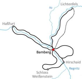 Bamberg - bike tours - maps